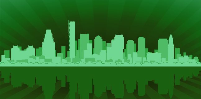 Boston Vector Skyline Green
