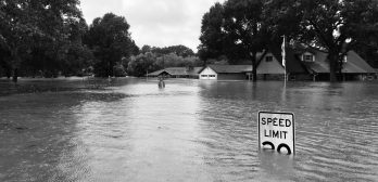 Hurricane Harvey In Houston Bw Scaled