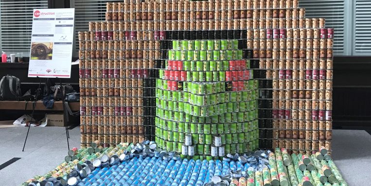 Canstruction 2017 Final Sculpture Scaled