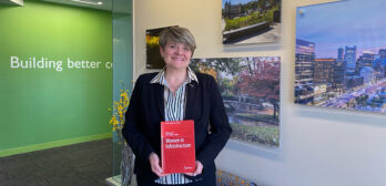 Lisa Brothers Holding Women In Infrastructure Book