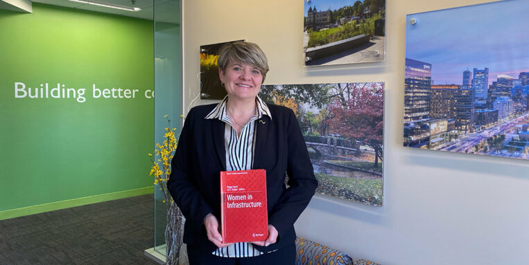 Lisa Brothers Holding Women In Infrastructure Book