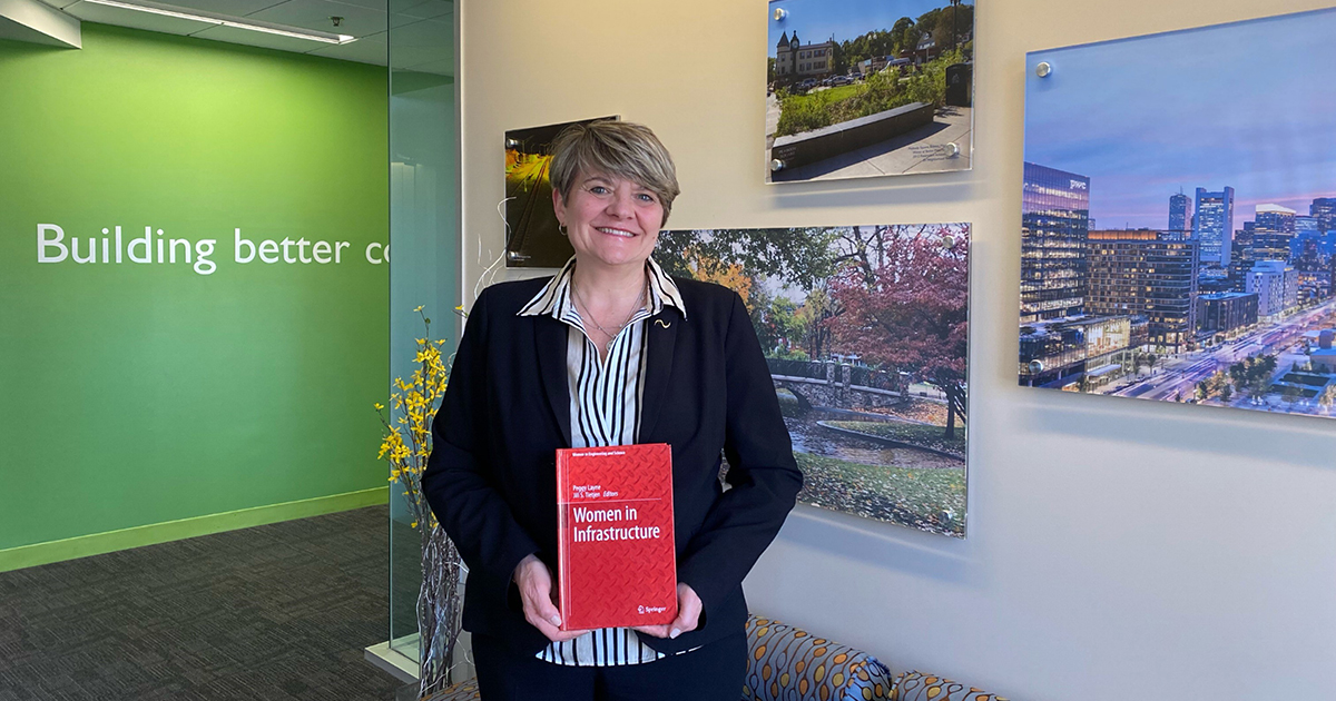 Lisa Brothers Holding Women In Infrastructure Book