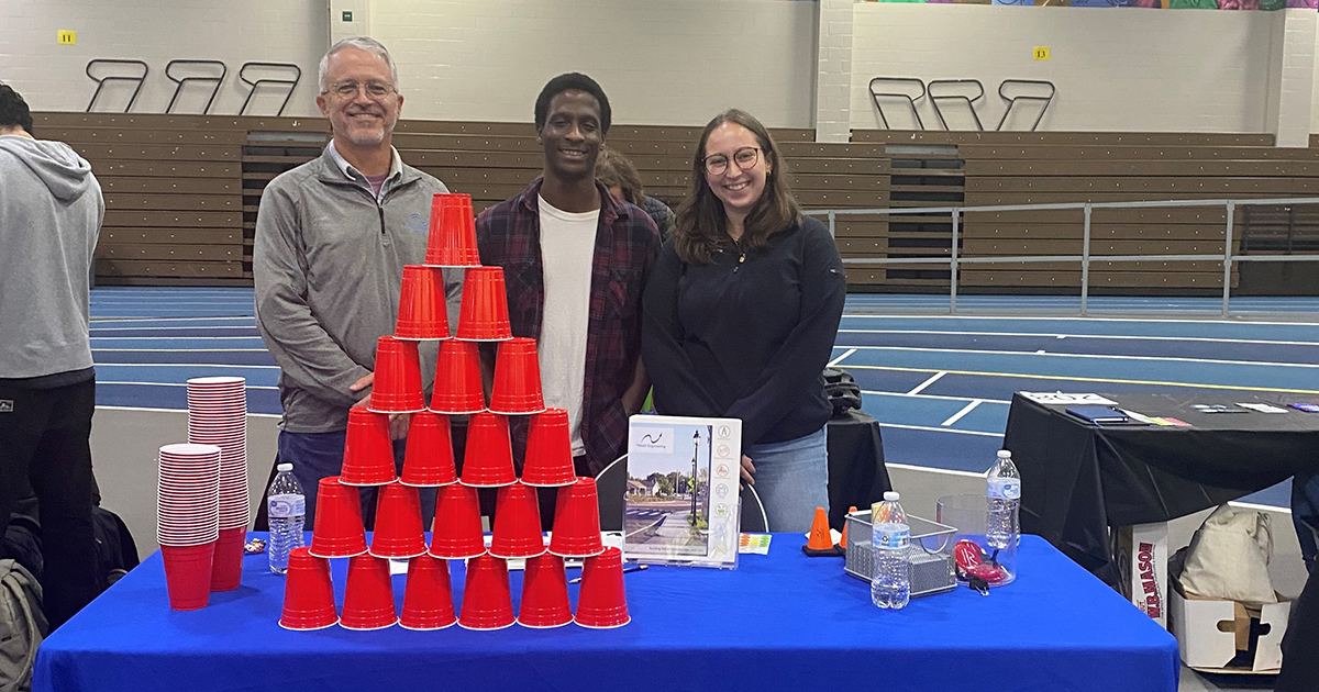 Three Nitsch Employees at the BPS STEM Fair