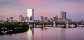Boston skyline from Charles River