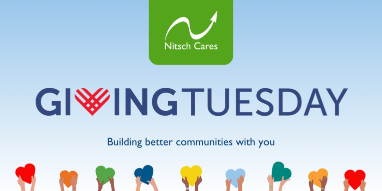 Nitsch Cares & Giving Tuesday logos