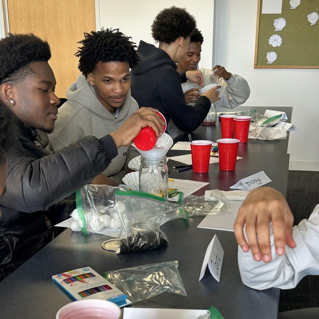 Dearborn Stem Students Working On Filters