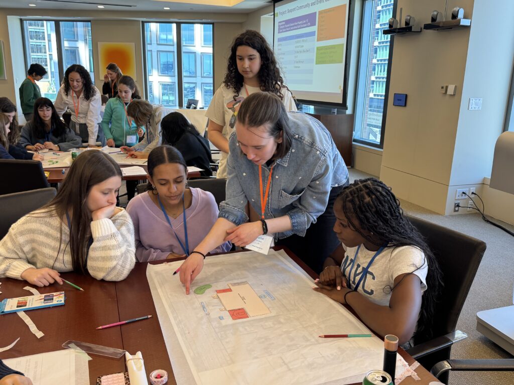 Introduce A Girl To Engineering Day Rachel Working With Team