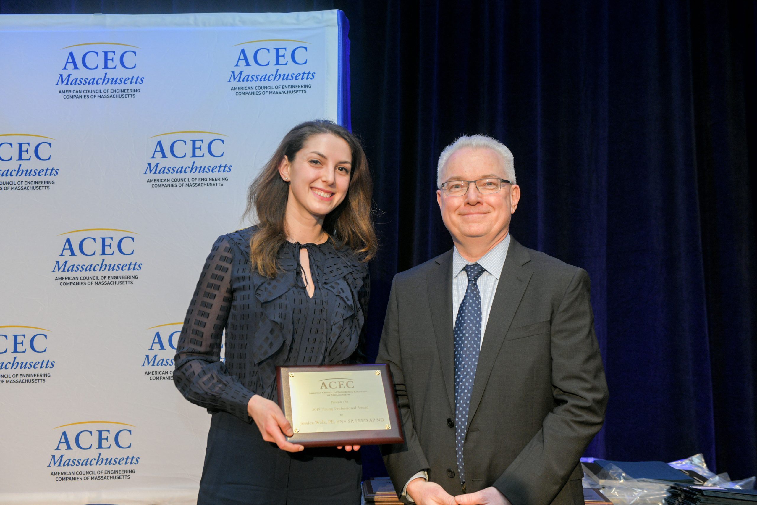 Jess Wala Accepts Young Professional Award Scaled