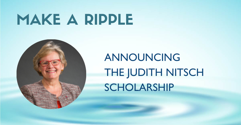 2022.06.07 Make a Ripple Announcing the Judith Nitsch Scholarship